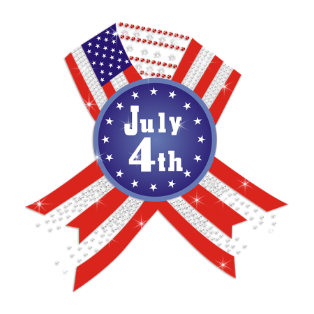 Medal of the Stars and Stripes Printable PU Rhinestone T-Shirt Transfers